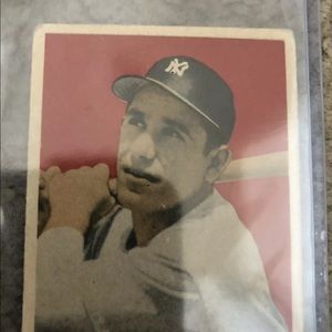 1949 Yogi Berra authentic Bowman #60. Rare card❗️
